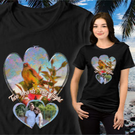 Twee harten, één vlucht 2338 Tri-Blend shirt