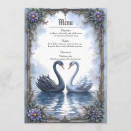 Twee harten, één weerspiegeling – Romantische zwan Menu