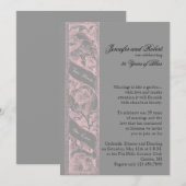 Twee harten en één liefde trouwverjaardag kaart (Voorkant / Achterkant)