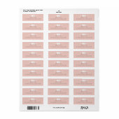 Twee harten etiket (Full Sheet)