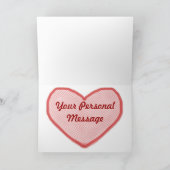 Twee Harten Feestdagen Kaart (Binnen)