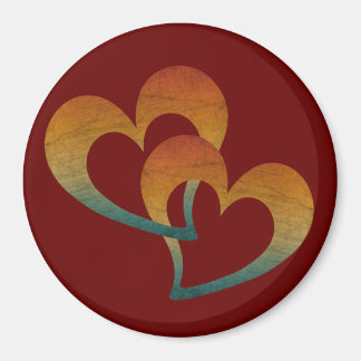 twee harten geliefden   magneet