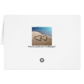 Twee harten in de zand (Achterkant Horizontaal)