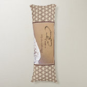 Twee harten in de zand-carrosserie lichaamskussen (Voorkant Verticaal)