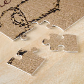 Twee harten in de zand legpuzzel (Zijkant)