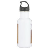 Twee harten in de zand waterfles  (Achterkant)