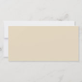 Twee harten in het zand Sla de datum op Save The Date (Achterkant)