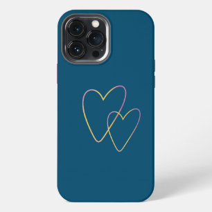 Twee harten iPhone 13 pro max hoesje