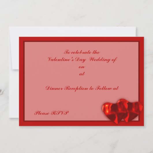 Twee harten kaart (Achterkant)