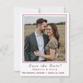 Twee Harten Katholieke Platte Save The Date Kaart (Voorkant)