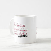 Twee harten koffiemok (Voorkant links)