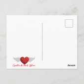 Twee harten - Koningin en Koning Briefkaart (Achterkant)