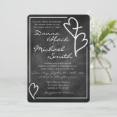 Twee harten kruisverhoor voor religie kaart (Staand voorkant)