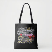 Twee harten leven één liefde, Valentijnsdag Tote Bag (Voorkant)