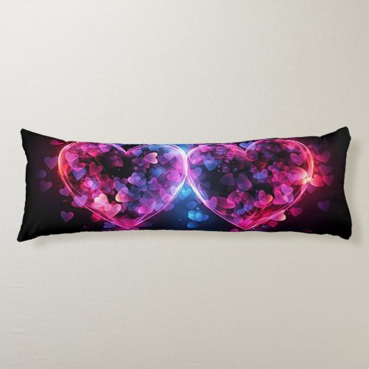 Twee harten lichaamskussen (Voorkant)