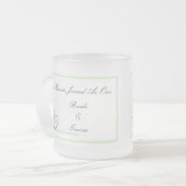 Twee harten Mok Groen (Voorkant links)