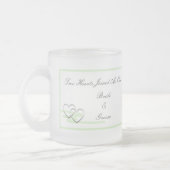 Twee harten Mok Groen (Links)