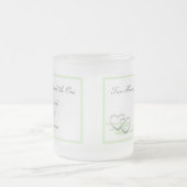 Twee harten Mok Groen (Center)