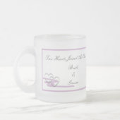 Twee harten Mok Paars (Links)