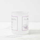 Twee harten Mok Paars (Center)