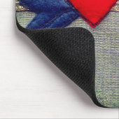 Twee harten muismat (Hoek)