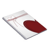 Twee harten notitieboek (Rechterzijde)