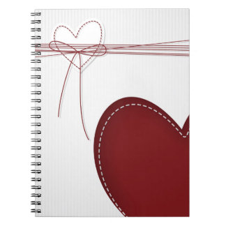 Twee harten notitieboek