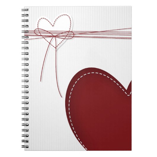 Twee harten notitieboek (Voorkant)
