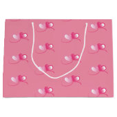 Twee harten ontmoeten elkaar als één groot cadeauzakje (Voorkant)