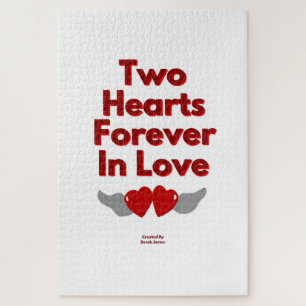 Twee harten ooit in de liefde, puzzle 20 x 30 inch legpuzzel