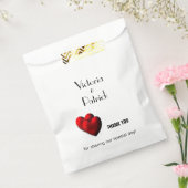 Twee harten op maat dank u bedankzakje (Gezegeld)