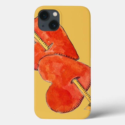 Twee harten - pijl 2011 Case-Mate iPhone case (Achterkant)