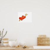 Twee harten - pijl 2011 poster (Keuken)