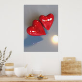 Twee harten Poster (Keuken)