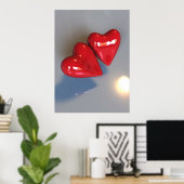 Twee harten Poster (Thuiskantoor)