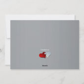 Twee harten Puzzle Piecks Valentijnsdag Card Feestdagenkaart (Achterkant)