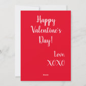 Twee harten samen metaalgoud rood feestdagenkaart (Achterkant)