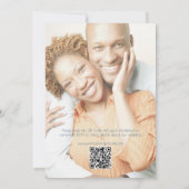 Twee harten samen slaan/Sweet Rustic Wedding Kaart (Achterkant)