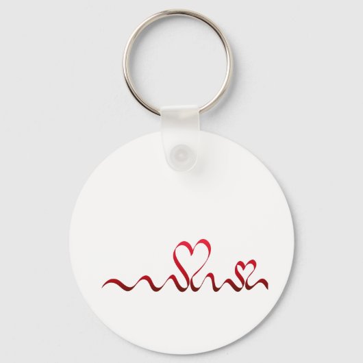 Twee harten sleutelhanger (Voorkant)