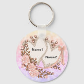 Twee harten sleutelhanger (Voorkant)