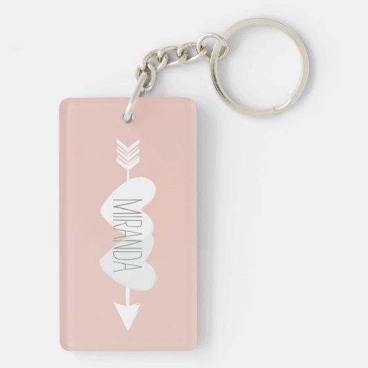Twee harten sleutelhanger (achterkant)