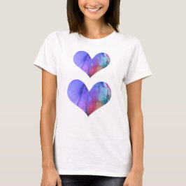 Twee harten t-shirt