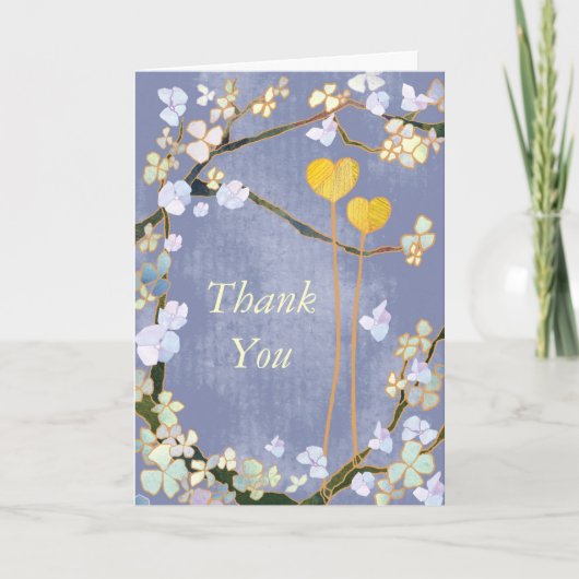 Twee Harten: Thank-You van het huwelijk Kaarten (Voorkant)