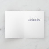 Twee Harten: Thank-You van het huwelijk Kaarten (Binnen)