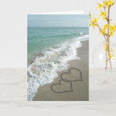 Twee Harten van het Zand op het Strand, Kaart (Gele Bloem)