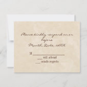 Twee harten verenigd als één dank u merkt op kaart (Achterkant)