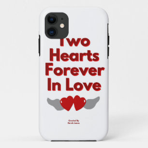 Twee harten voor altijd in de liefde van Apple iPh Case-Mate iPhone Case
