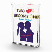 Twee harten worden er een fotoblokken (Rechts)