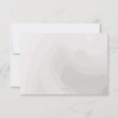 Twee Hartjes Foto Dankkaart Kaart (Achterkant)