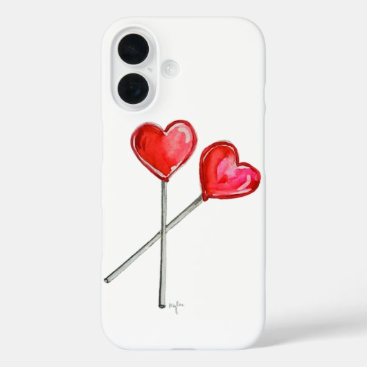 Twee hartlijnen Case-Mate iPhone case (Achterkant)